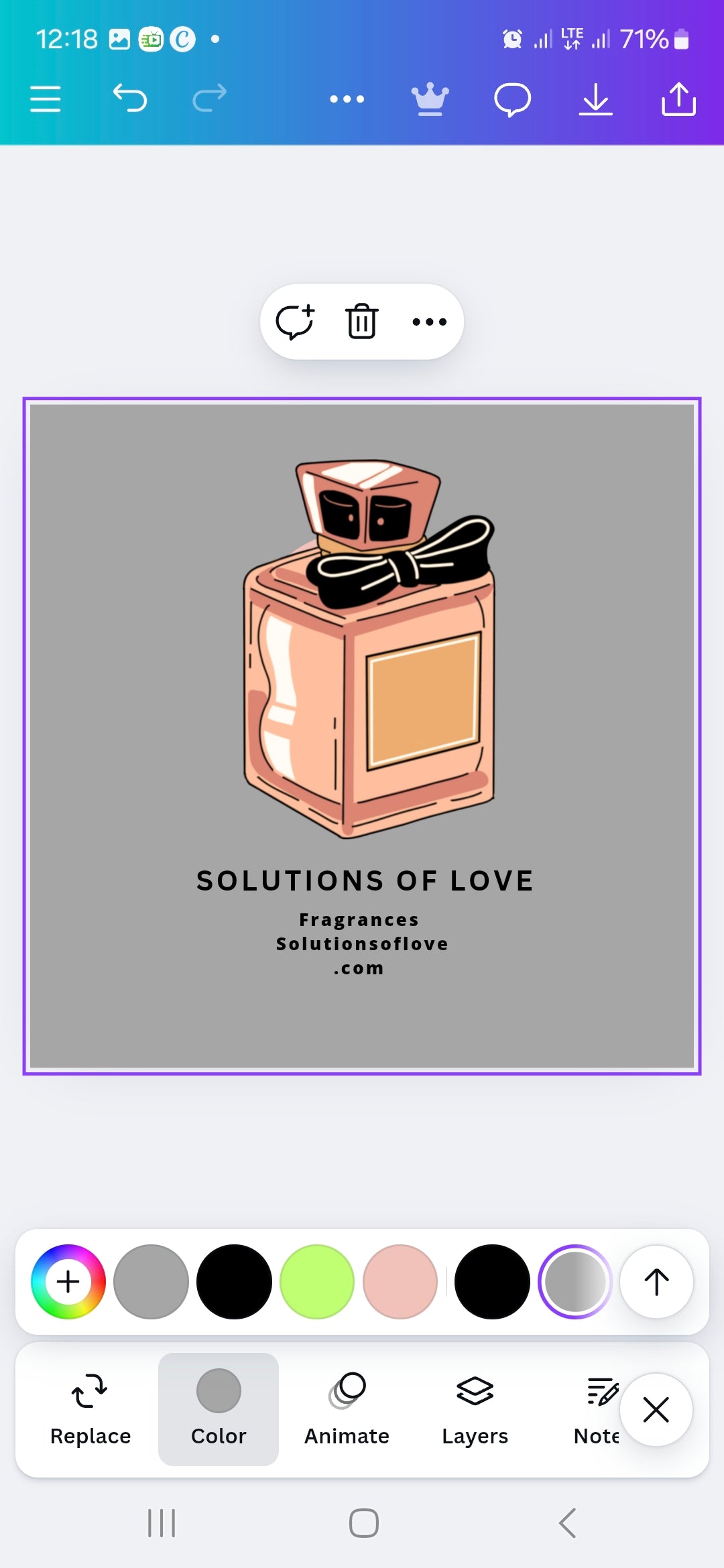 solutions of love gift card